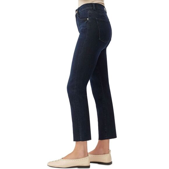 DL1961 Womens Patti Straight High-Rise Ankle Jeans 25 Mediterranean Sea - NWT